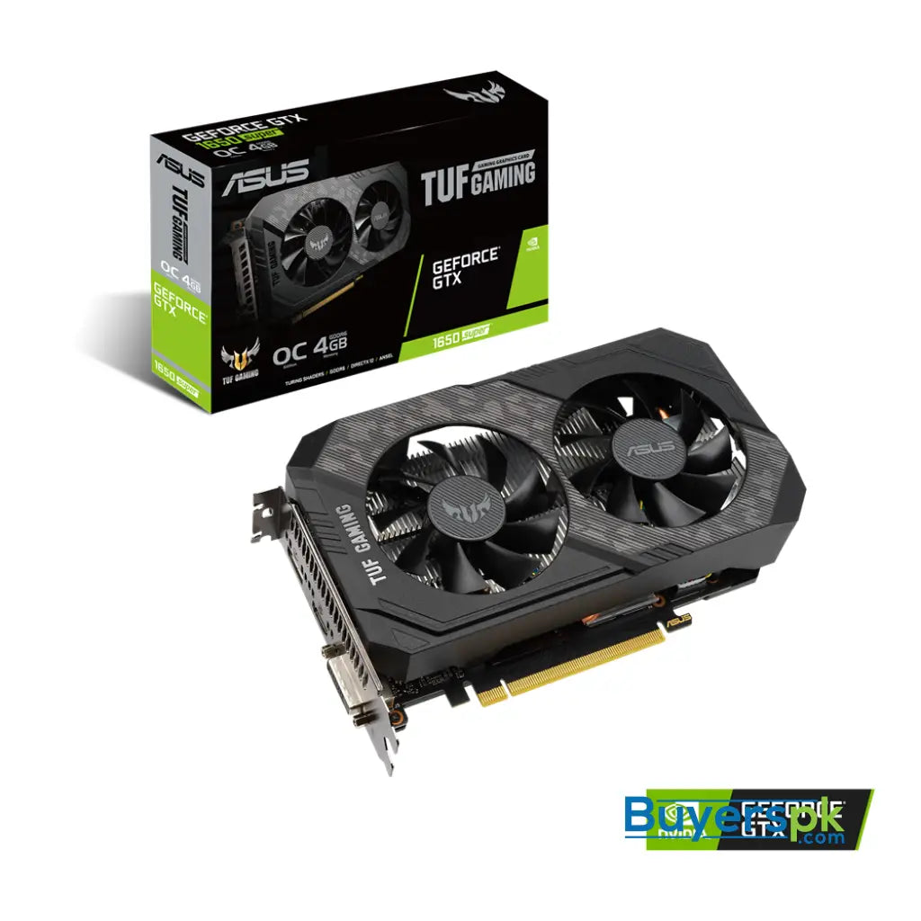 Asus Tuf Gaming Geforce Gtx 1650 Super Oc Edition 4gb Gddr6 Graphic Card - Price in Pakistan Asus Tuf Gaming Geforce Gtx 1650 Super Oc Edition 4gb Gddr6 Graphic Card - Price in Pakistan